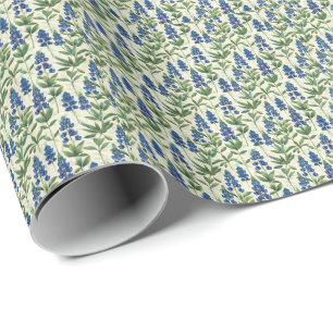 Texas Bluebonnet Gift Wrapping Paper Lupine Party Cadeaupapier