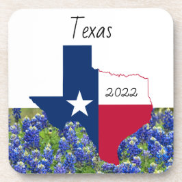 Texas Bluebonnet harde plastic onderzetters