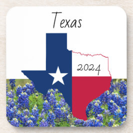 Texas Bluebonnet harde plastic onderzetters
