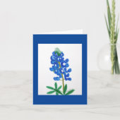 Texas Bluebonnet Inspirerend Note Kaart (Voorkant)