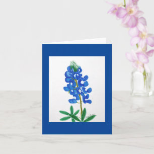 Texas Bluebonnet Inspirerend Note Kaart