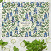 Texas Bluebonnet keukenhanddoek lupine (Gevouwen)