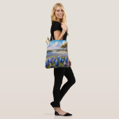 Texas Bluebonnet Meadow Landscape Tote Bag (Op model)