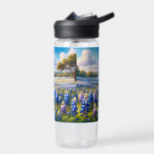 Texas Bluebonnet Meadow Landscape Waterfles (Links)