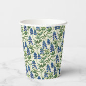 Texas Bluebonnet Paper Cups Lupine Papieren Bekers (Achterkant)