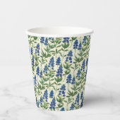 Texas Bluebonnet Paper Cups Lupine Papieren Bekers (Voorkant)