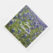 Texas Bluebonnet Papieren Servetten | Staatsbloem (Hoek)