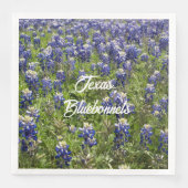 Texas Bluebonnet Papieren Servetten | Staatsbloem (Voorkant)