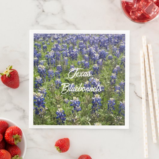 Texas Bluebonnet Papieren Servetten | Staatsbloem (Insitu)