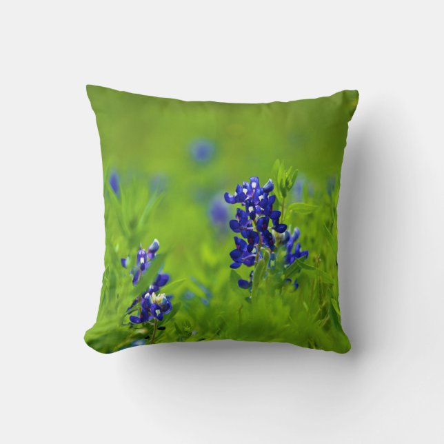 Texas Bluebonnet Pillow Kussen (Voorkant)