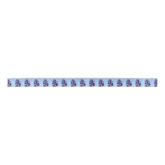 Texas Bluebonnet Ribbon Satijnen Lint (Voorkant)