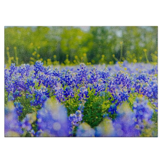 Texas Bluebonnet snijplaat Snijplank (Voorkant)