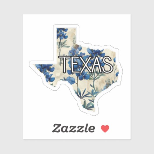 Texas Bluebonnet Sticker (Vel)