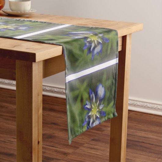Texas Bluebonnet Table Runner Korte Tafelloper (Voorbeeld)