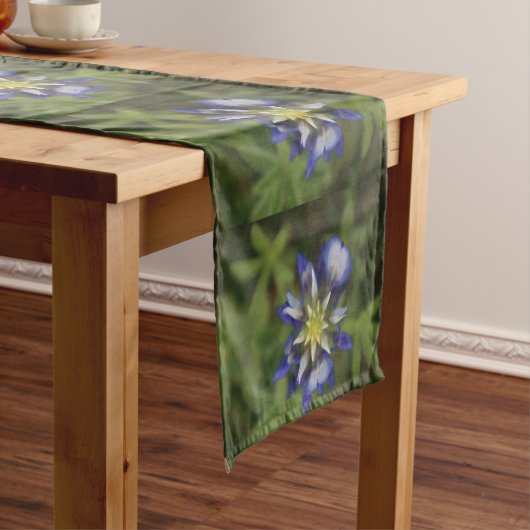 Texas Bluebonnet Table Runner Korte Tafelloper (Voorbeeld)