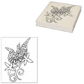 Texas Bluebonnet Texan Love Flower Rubberstempel (Gestempeld)