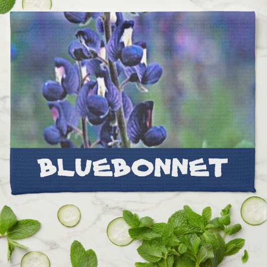 Texas Bluebonnet Theedoek (Gevouwen)