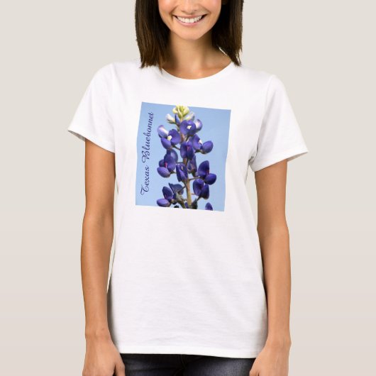 Texas Bluebonnet Tshirt (Voorkant)