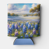 Texas Bluebonnet Weidelandschap Blikjeskoeler (Voorkant)