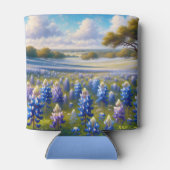 Texas Bluebonnet Weidelandschap Blikjeskoeler (Achterkant)