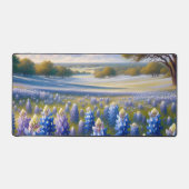 Texas Bluebonnet Weidelandschap Bureaumat (Voorkant)