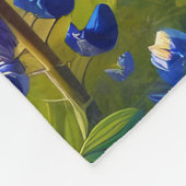 Texas Bluebonnet Weidelandschap Fleece Deken (Hoek)