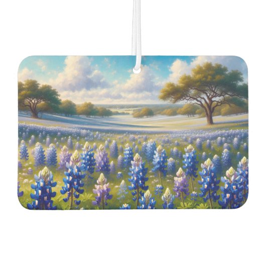 Texas Bluebonnet Weidelandschap Luchtverfrisser (Voorkant)