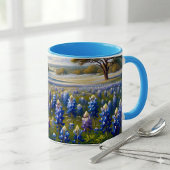 Texas Bluebonnet Weidelandschap Mok