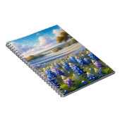 Texas Bluebonnet Weidelandschap Notitieboek (Rechterzijde)