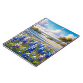 Texas Bluebonnet Weidelandschap Notitieboek (Linkerzijde)