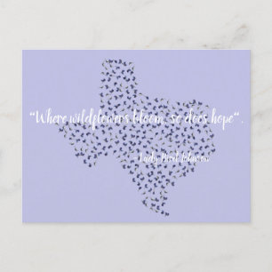 Texas Bluebonnet Wildflower Briefkaart