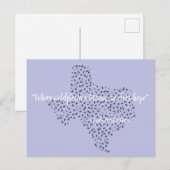Texas Bluebonnet Wildflower Briefkaart (Voorkant / Achterkant)
