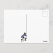 Texas Bluebonnet Wildflower Briefkaart (Achterkant)