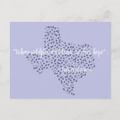 Texas Bluebonnet Wildflower Briefkaart (Voorkant)