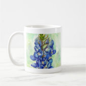 Texas Bluebonnet Wildflower Drawing Koffiemok (Links)