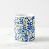 Texas Bluebonnet Wildflower Patroon Koffiemok (Center)