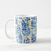 Texas Bluebonnet Wildflower Patroon Koffiemok (Links)