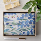 Texas Bluebonnet Wildflower Patroon Tissuepapier (Geschenk)