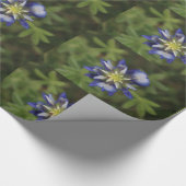 Texas Bluebonnet Wrapping Paper Cadeaupapier (Hoek)