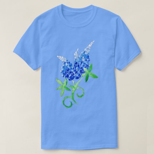Texas Bluebonnets1 T-shirt (Design voorkant)