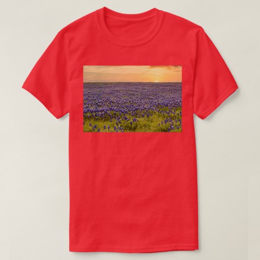 Texas Bluebonnets 6 T-shirt (Design voorkant)