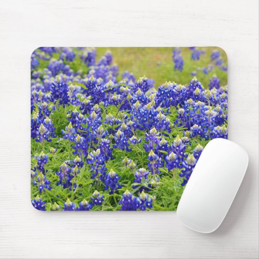 Texas Bluebonnets Art Muismat (Met muis)