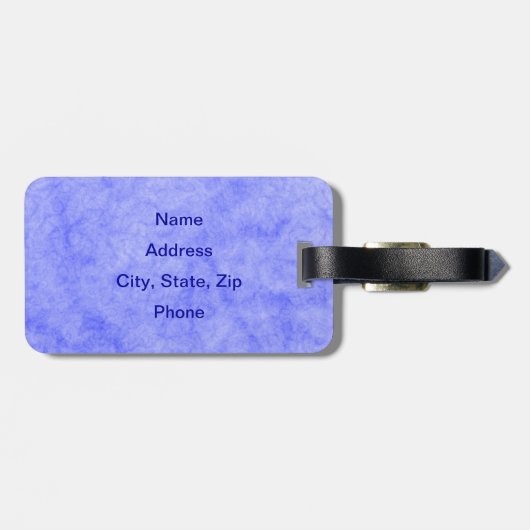 TEXAS BLUEBONNETS BAGAGELABEL (Achterkant horizontaal)