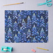 Texas Bluebonnets Blauwe Wilde Bloemen Patroon Tissuepapier (Craft)