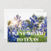 Texas Bluebonnets Bloem Wildflower Blauwe Bloem Briefkaart (Voorkant / Achterkant)