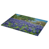 Texas Bluebonnets Blue Flowers Art Glass Snijplank (Hoek)