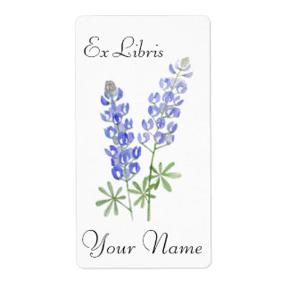 Texas Bluebonnets Boek Bord Sticker