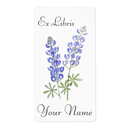 Texas Bluebonnets Boek Bord Sticker (Voorkant)
