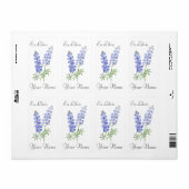 Texas Bluebonnets Boek Bord Sticker (Full Sheet)