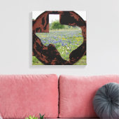Texas Bluebonnets Canvas Afdruk (Insitu (Woonkamer))